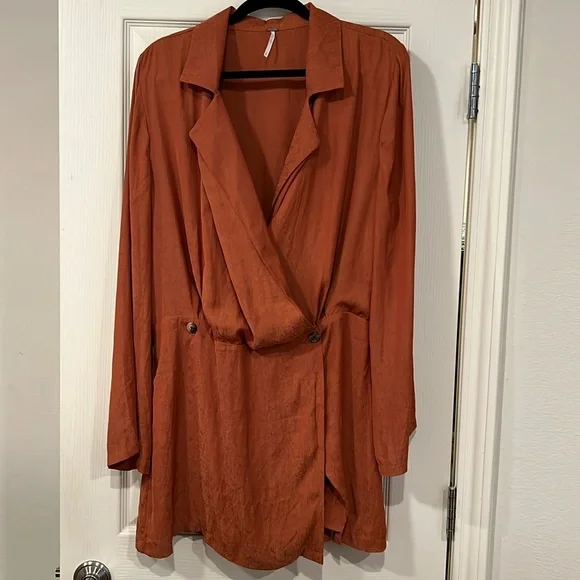 Free People Simone Wrap Dress - Picture 1 of 7